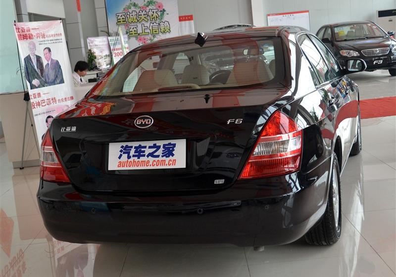 比亞迪 比亞迪F6 2011款 黃金版 1.8L MT尊享型