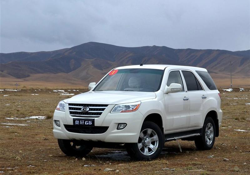 廣汽吉奧 奧軒G5 2012款 2.4 四驅 手動精英版