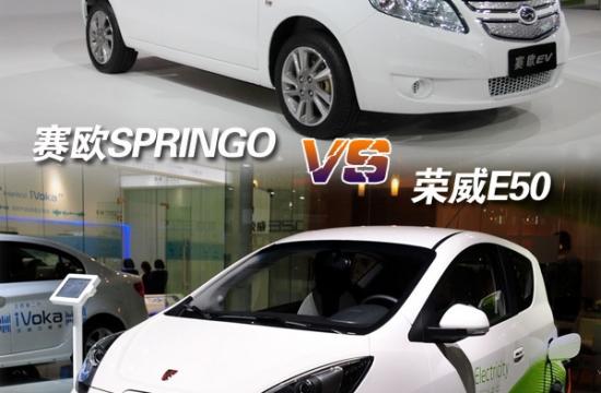 榮威E50/賽歐SPRINGO 上汽電動(dòng)車型展示