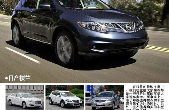 性價比都不高 四款不值得購買車型盤點