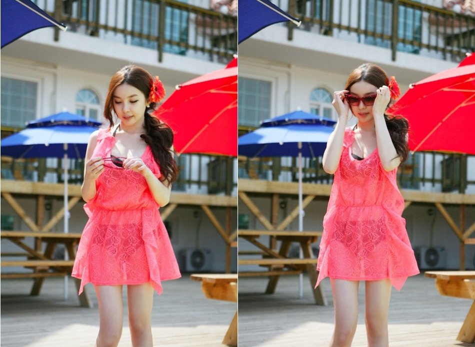 婀娜胸線粉面桃腮的“花”姑娘