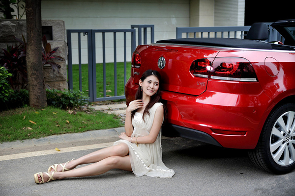 敞篷下的小清新