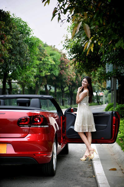 敞篷下的小清新