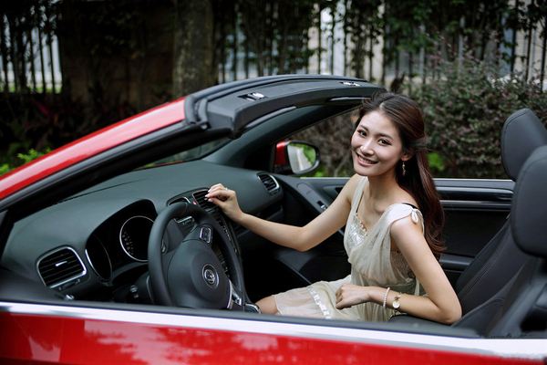 敞篷下的小清新