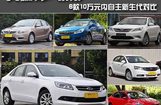艾瑞澤7領銜 6款10萬元內自主新生代對比
