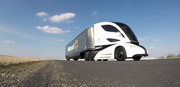 沃爾瑪碳纖維概念卡車 意在顛覆物流傳統(tǒng)