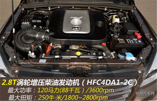 帥鈴T6 2016款 2.8T柴油創(chuàng)客版HFC4DA1-2C