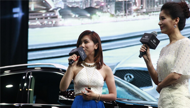 引爆成都車展的明星們