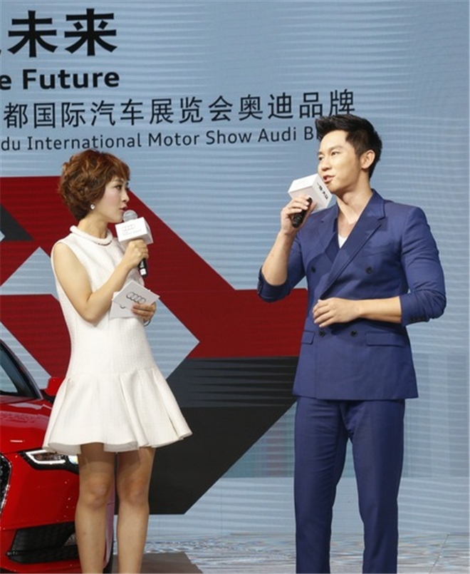引爆成都車展的明星們